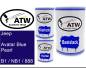Preview: Jeep, Avatar Blue Pearl, B1 / NB1 / 888: 500ml Lackdose + 500ml Klarlack + 250ml Härter - Set, von ATW Autoteile West.